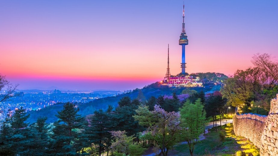 N Seoul Tower in South Korea